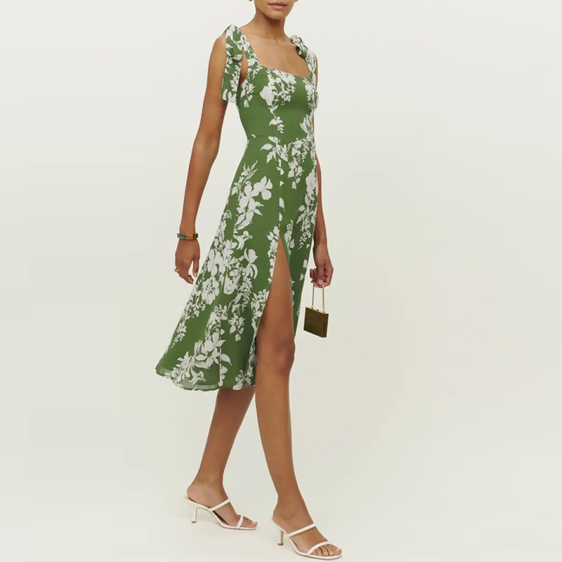 hongfeng designs gorgeous cami dress with delicate floral print for stylish women.